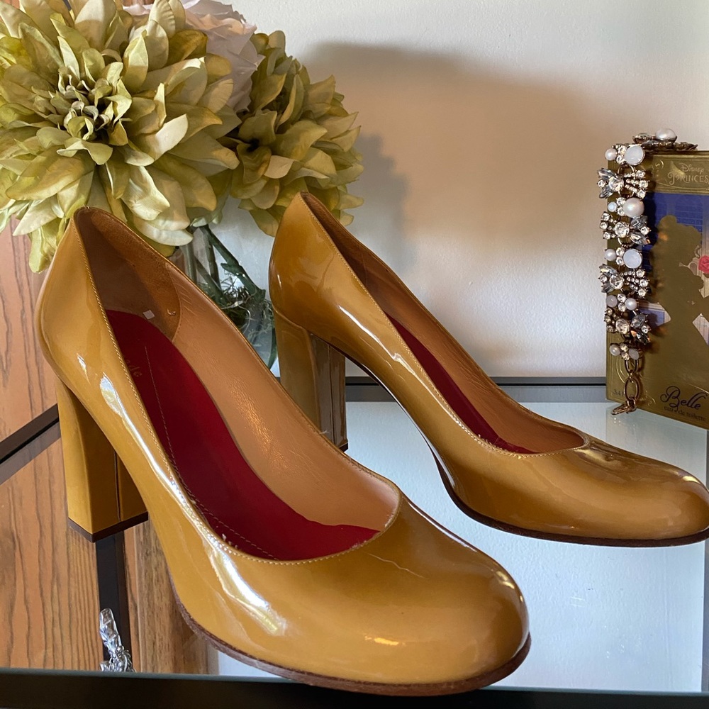 Kate Spade Sz9.5 mustard heels
